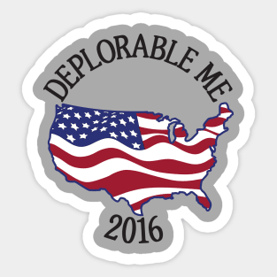 Deplorable Me Sticker